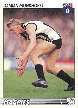 1993 Select AFL #140 Damian Monkhorst Front